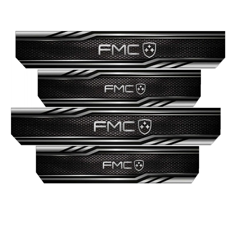   برچسب بدنه خودرو رایسان کد SP2078 مناسب برای اف ام سی  مجموعه 4 عددی