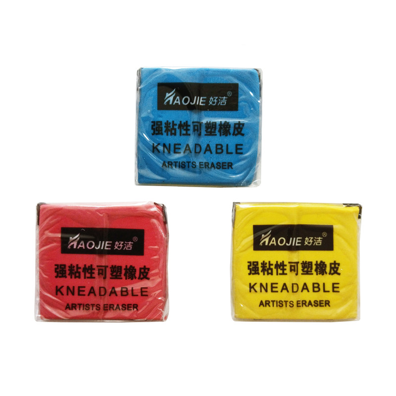 پاک کن خمیری هاوجی مدل KNEADABLE مجموعه 3 عددی