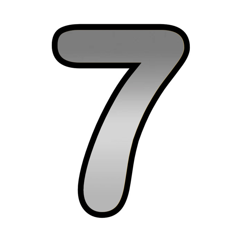 تابلو نشانگر کازیوه طرح پلاک واحد شماره 7 کد B-S 7