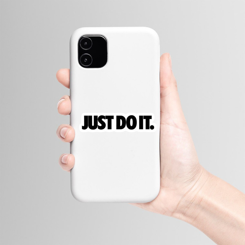 استیکر لپ تاپ و موبایل بووم طرح نوشته مدل Do it کد BM6