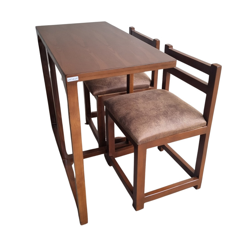 میز و صندلی ناهارخوری 2 نفره گالری چوب آشنایی مدل Ro-715
