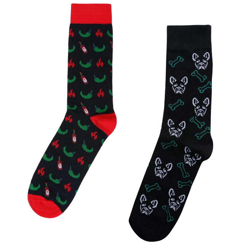 جوراب ساق بلند مردانه کالینز مدل CLNV5450 مجموعه 2 عددی