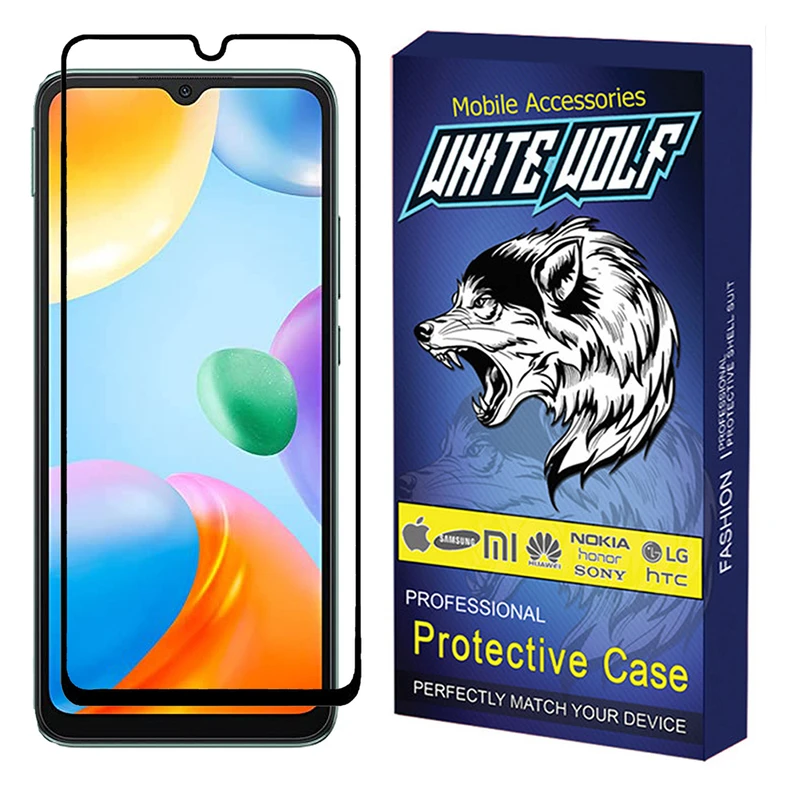محافظ صفحه نمایش وایت ولف مدل WGF3 مناسب برای گوشی موبایل شیائومی Redmi 10C