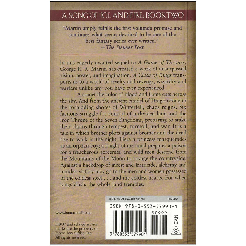کتاب A Clash Of Kings اثر George R.R Martin انتشارات Bantam