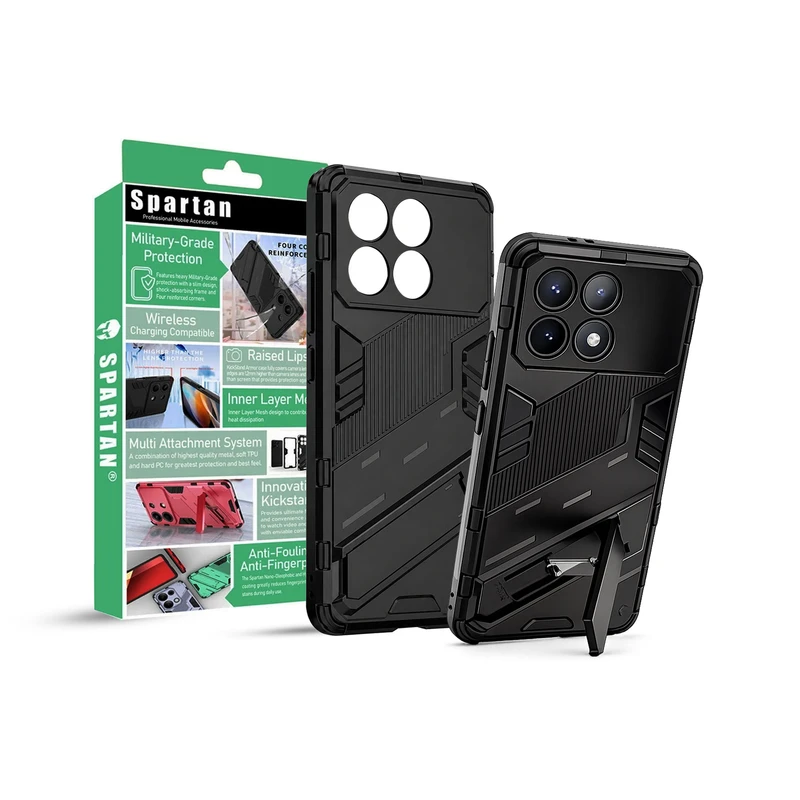 کاور اسپارتان مدل Bibercas مناسب برای گوشی موبایل شیائومی Xiaomi 14T Pro