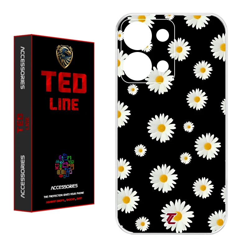 کاور تدلاین طرح بابونه کد 1226 مناسب برای گوشی موبایل شیائومی Redmi Note 13 4G