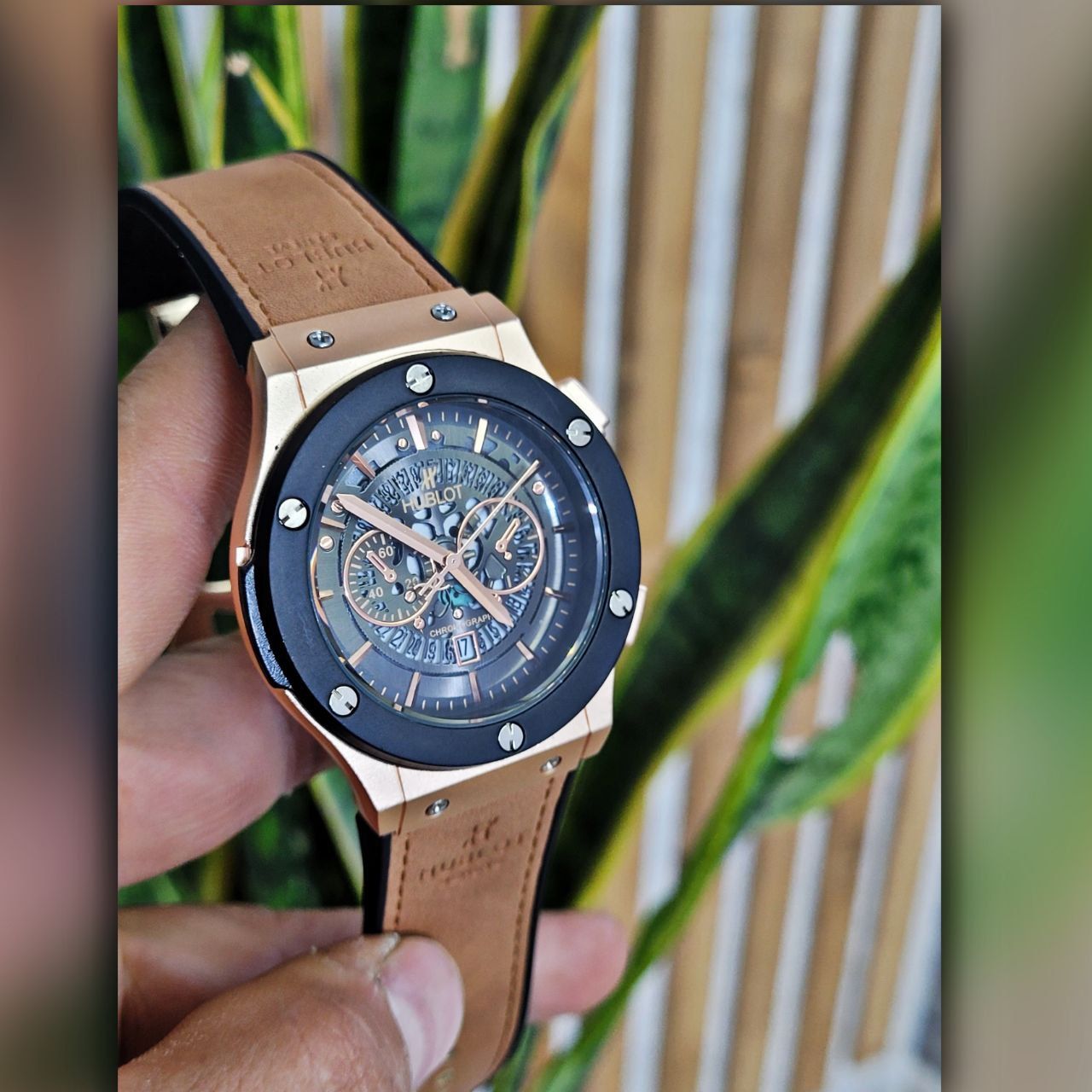 ساعت مچی عقربهای مردانه مدل اسکلتون رینگدار grroz - - 3