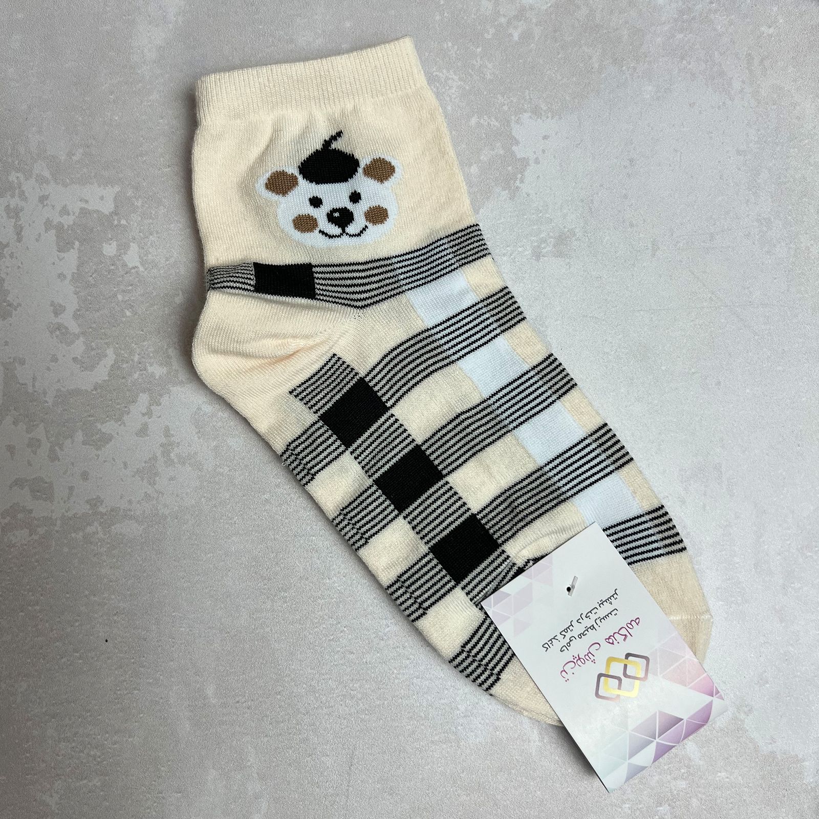 جوراب زنانه تن پوش هنگامه مدل 2025 مجموعه 5 عددی -  - 4