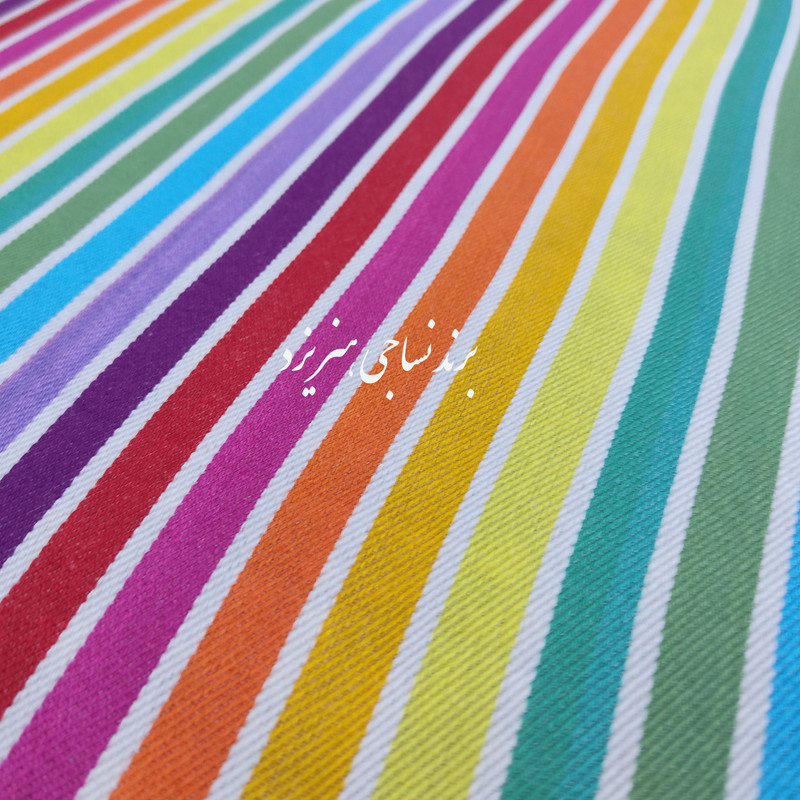 دستمال نظافت خانه و آشپزخانه ویسکوز نساجی دُر هنر یزد مدل rainbow کد 5050 بسته 4 عددی