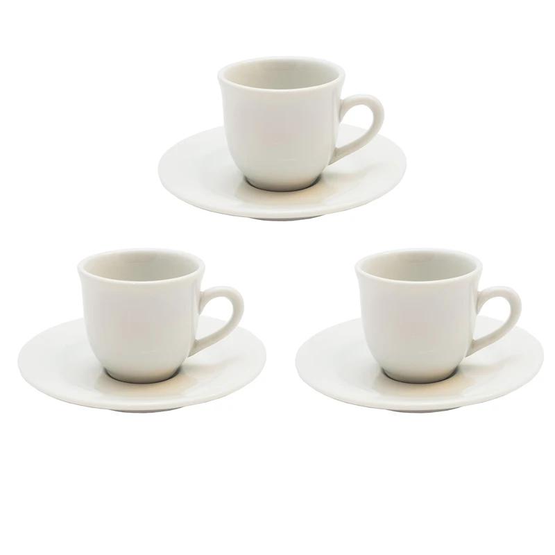 سرویس قهوه خوری 6 پارچه شرکت صنایع چینی تقدیس مدل قهوه خوری هتلی کد 4