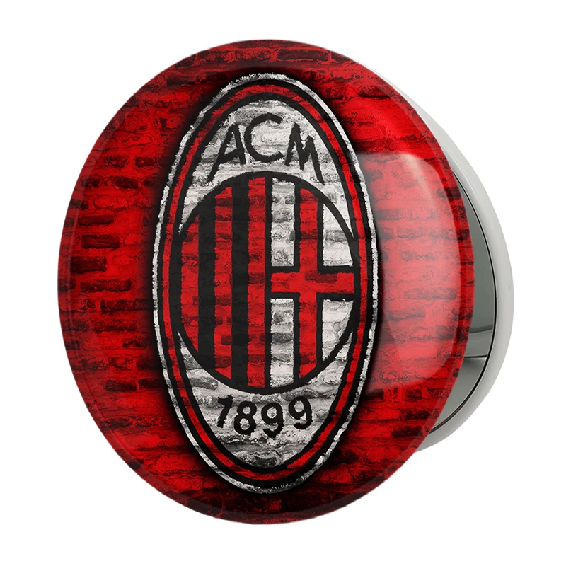 آینه جیبی خندالو طرح باشگاه آث میلان مدل تاشو کد 27233 