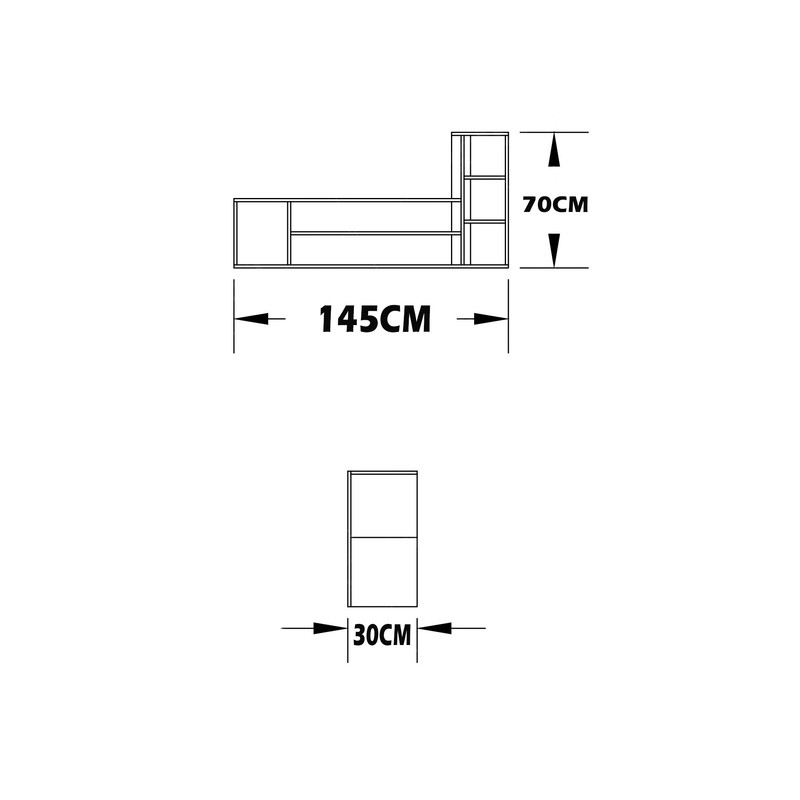 میز تلویزیون اعیان مدل FH251