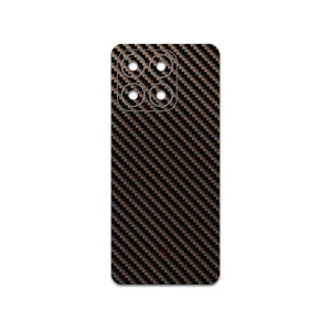 MAHOOT Glossy-Brown-Fiber Cover Sticker for Honor X8a