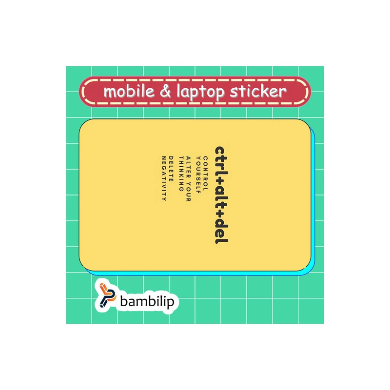 استیکر بامبیلیپ مدل کارت عابر طرح پایان فرمان کد 5936674