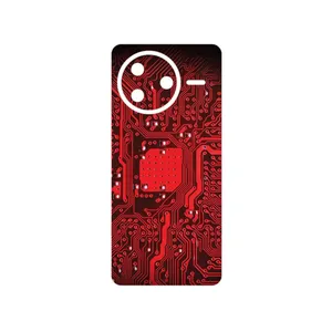 MAHOOT Red_Printed_Circuit_Board Cover Sticker for Xiaomi Poco F7 Pro