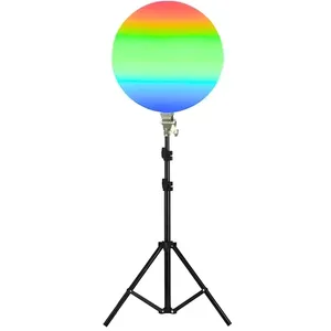 نور ثابت ال ای دی مدل Fill Light GS-330 RGB به همراه سه پایه