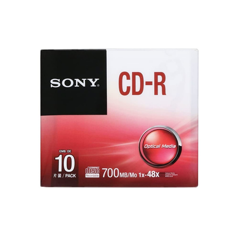 سی دی خام سونی مدل CD-R بسته 4 عددی