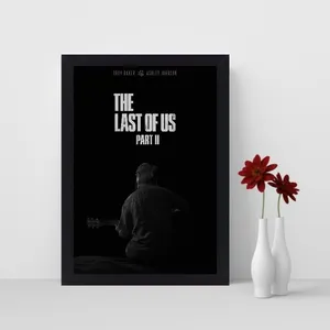 تابلو نوری گیم دکور طرح بازی آخرین بازمانده از ما مدل the last of us