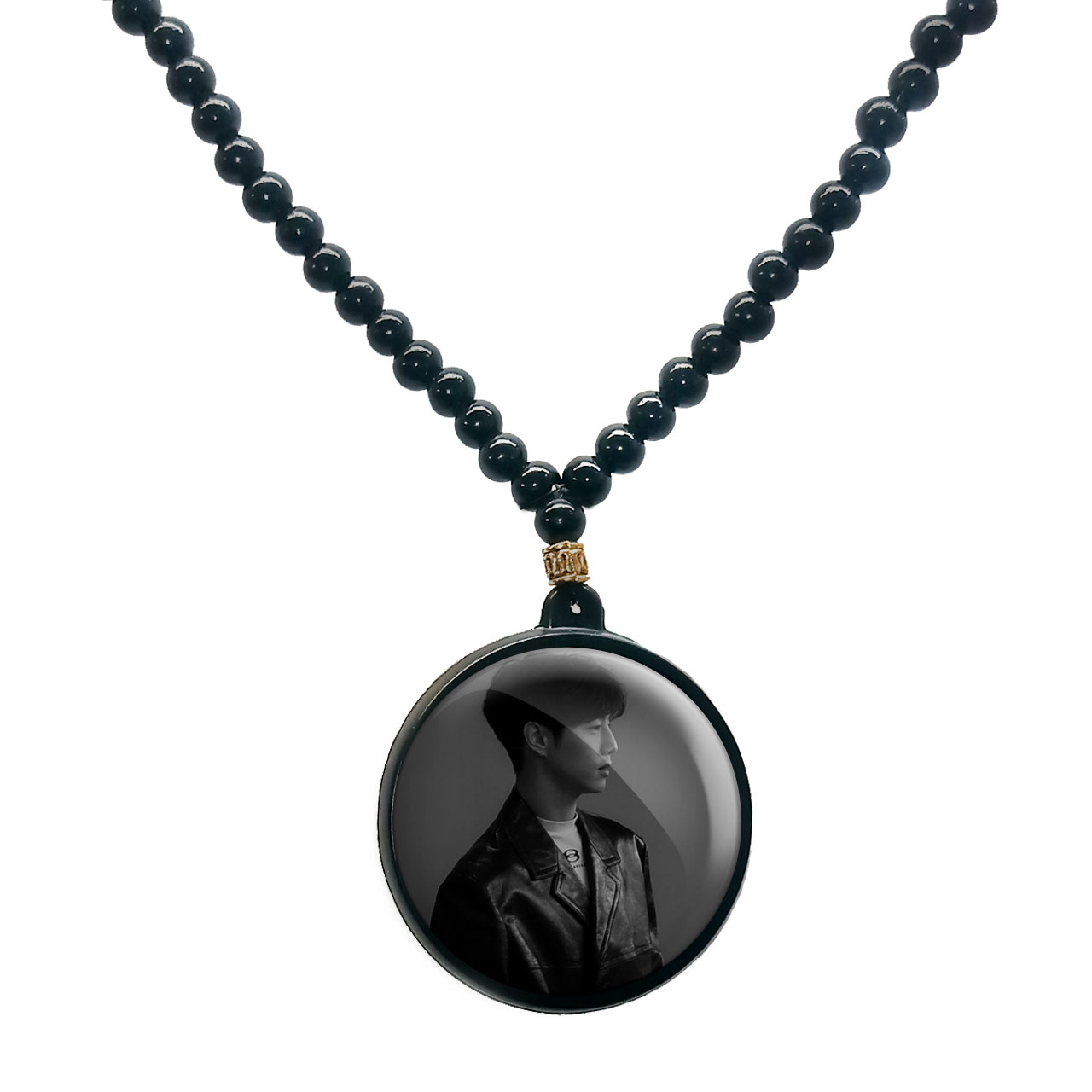 گردنبند پرمانه طرح GOT7 کد pmd.19208 مدل دو طرفه