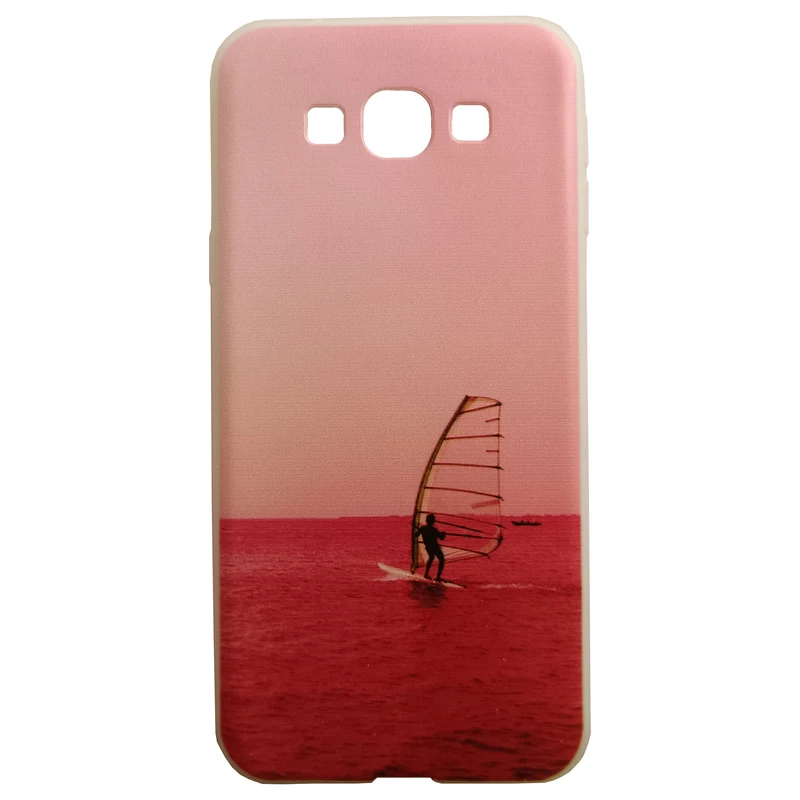 کاور مدل ژله ای کد 1-0 طرح موج سوار مناسب برای گوشی موبایل سامسونگ Galaxy A8 2015 / A800