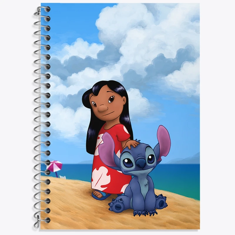 دفتر لغت 50 برگ خندالو طرح لیلو و استیچ کد 37191