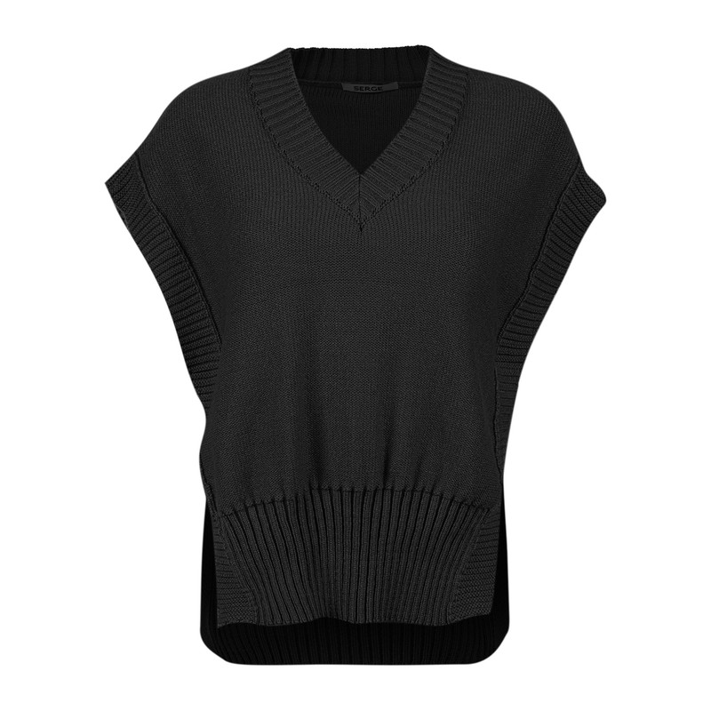 ژیله زنانه سرژه مدل 225174 رنگ مشکی