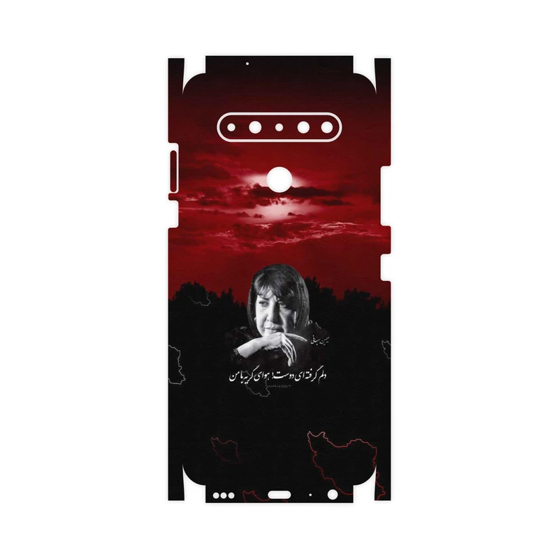 برچسب پوششی ماهوت مدل Simin Behbehani-FullSkin مناسب برای گوشی موبایل ال جی K61