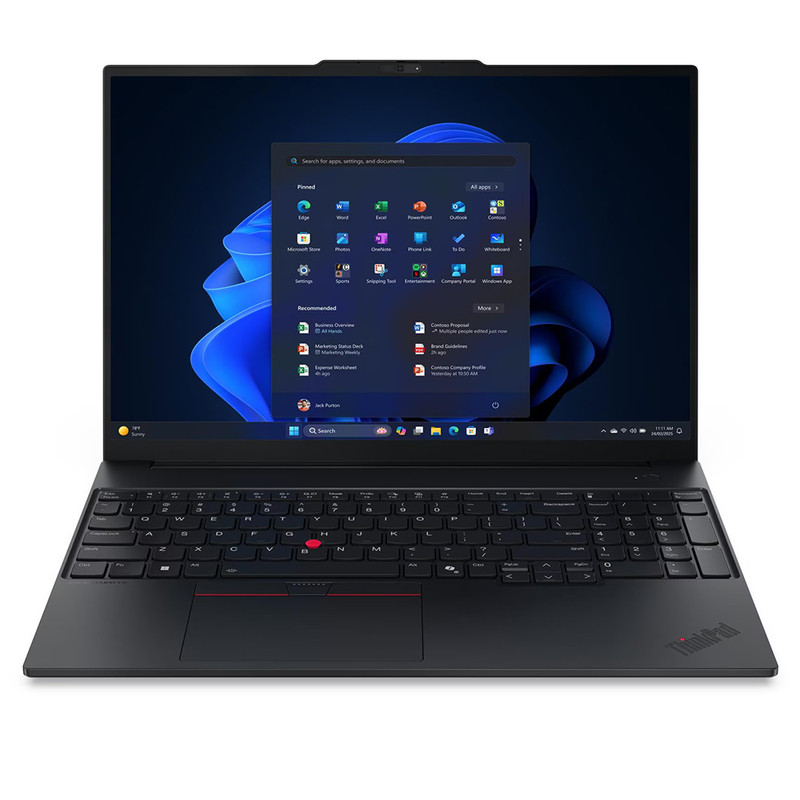 لپ تاپ 16 اینچی لنوو مدل ThinkPad E16 Gen 3-Core Ultra 7 255H-16GB DDR5 5600MHz-1TB SSD-IPS-Backlit-Fingerprint - کاستوم شده