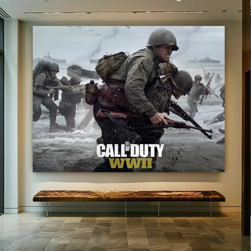 پوستر طرح کال اف دیوتی مد WWII کد GR931