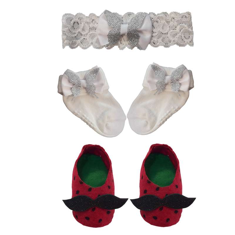 ست 3 تکه نوزادی مدل Mn 543