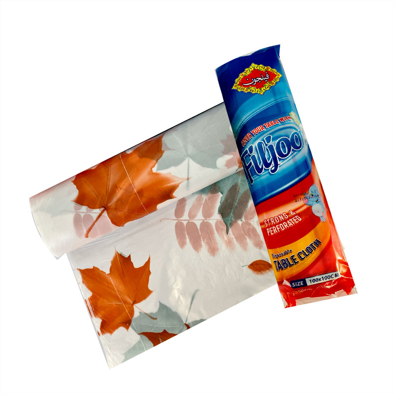 سفره یکبار مصرف فیلجون مدل ضخیم طرح برگ رول 30 متری