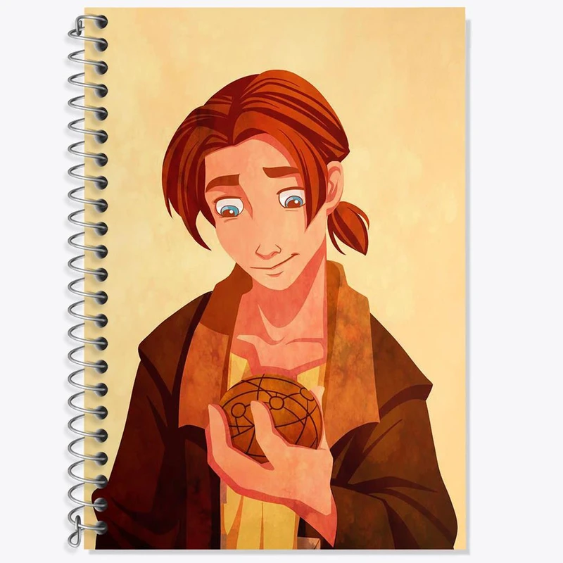 دفتر لغت 50 برگ خندالو مدل انیمیشن سیاره گنج Treasure Planet کد 13763