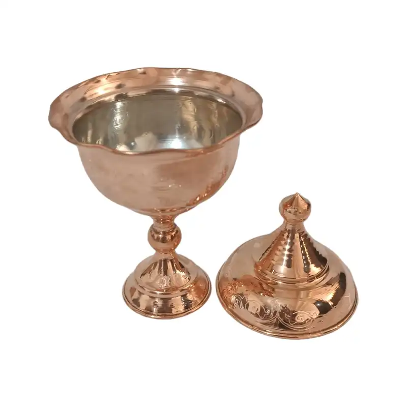 قندان مسی مدل پایه دار کد H-2058