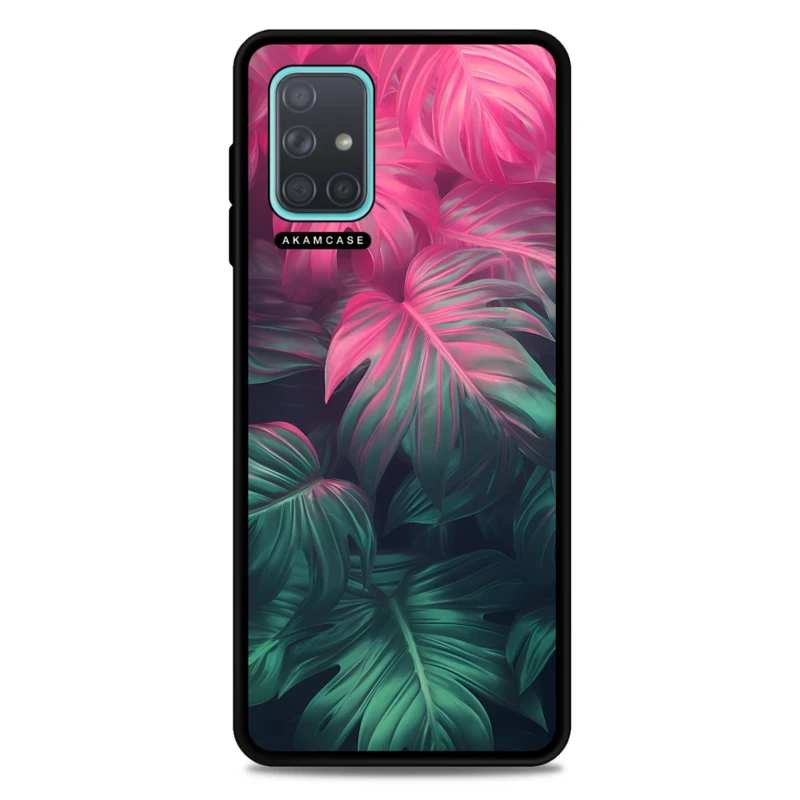 کاور آکام مدل AMC-WSGA71-LEAVES-22 مناسب برای گوشی موبایل سامسونگ Galaxy A71