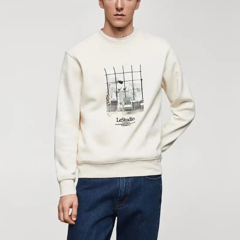 سویشرت مردانه مانگو مدل EC644LOF