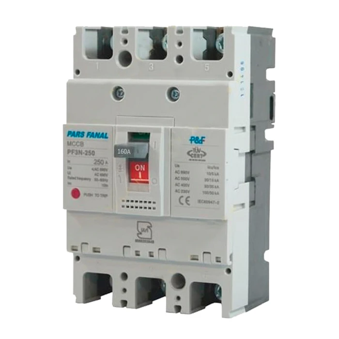 کلید اتوماتیک 160 آمپر پارس فانال مدل PFN3-160