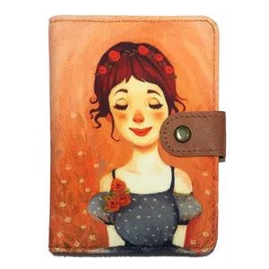 کیف مدارک زنانه مدل دخترک کد kk-mm-007