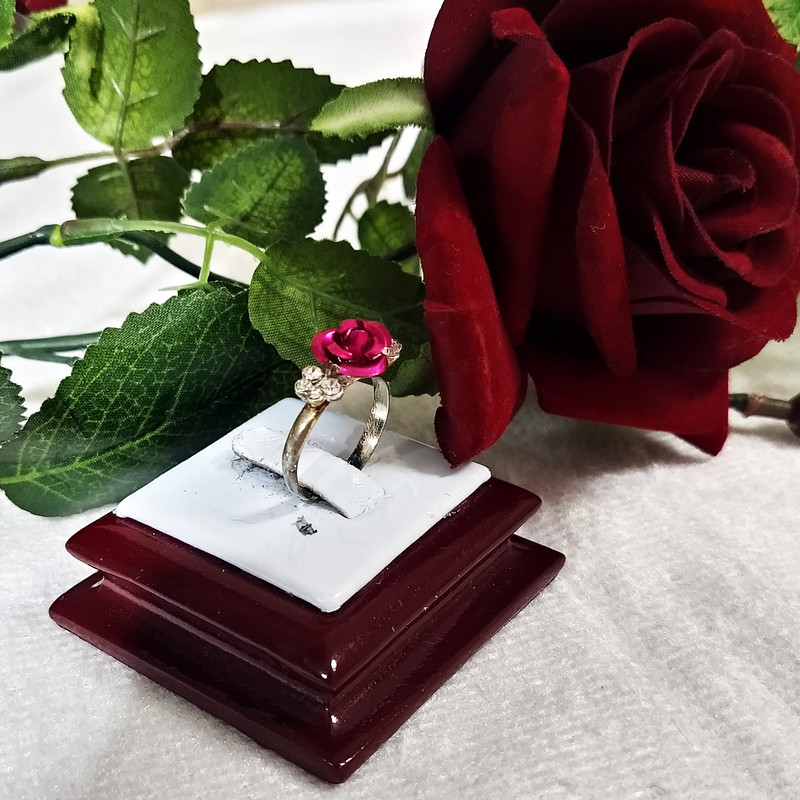 انگشتر دخترانه سلین کالا طرح گل رز مدل ce-ando20 انگشتر دخترانه سلین کالا طرح گل رز مدل ce-ando20