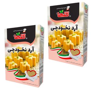  آرد نخودچی گلها - 200 گرم بسته 2 عددی