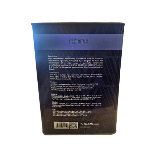 روغن گیربکس خودرو آیسین مدل AFW-PLUS ظرفیت 4 لیتر