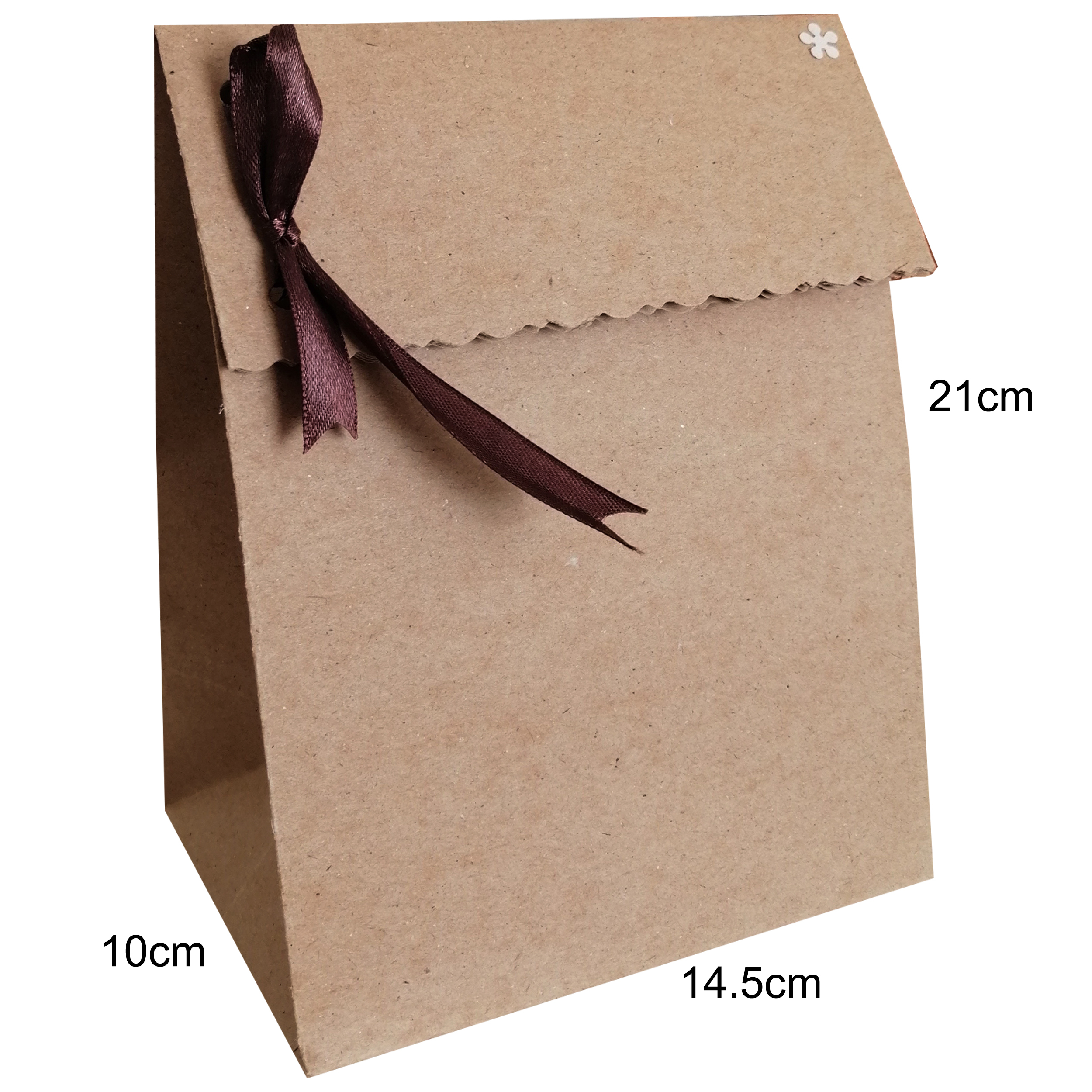 پاکت هدیه مدل شمع و روبان مجموعه 2 عددی