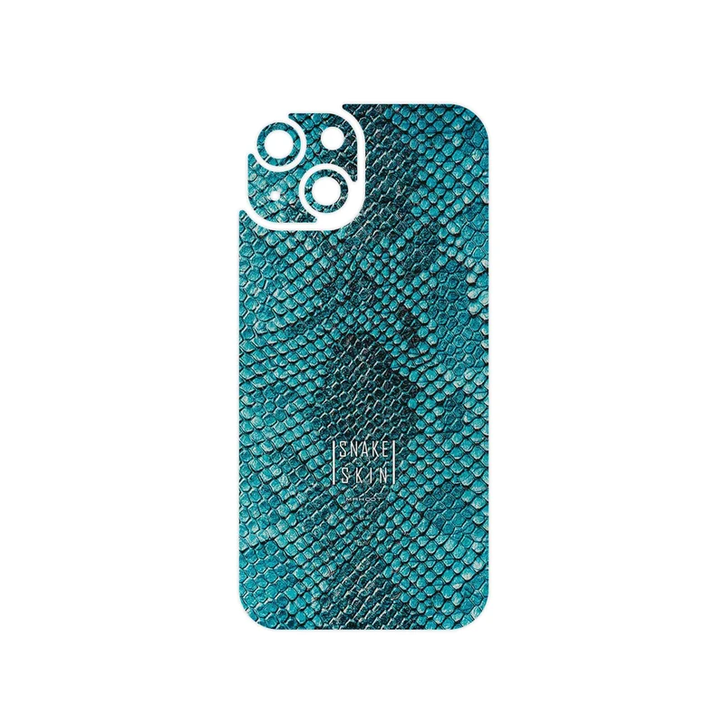 برچسب پوششی ماهوت مدل Blue Snake Skin مناسب برای گوشی موبایل اپل iPhone 15