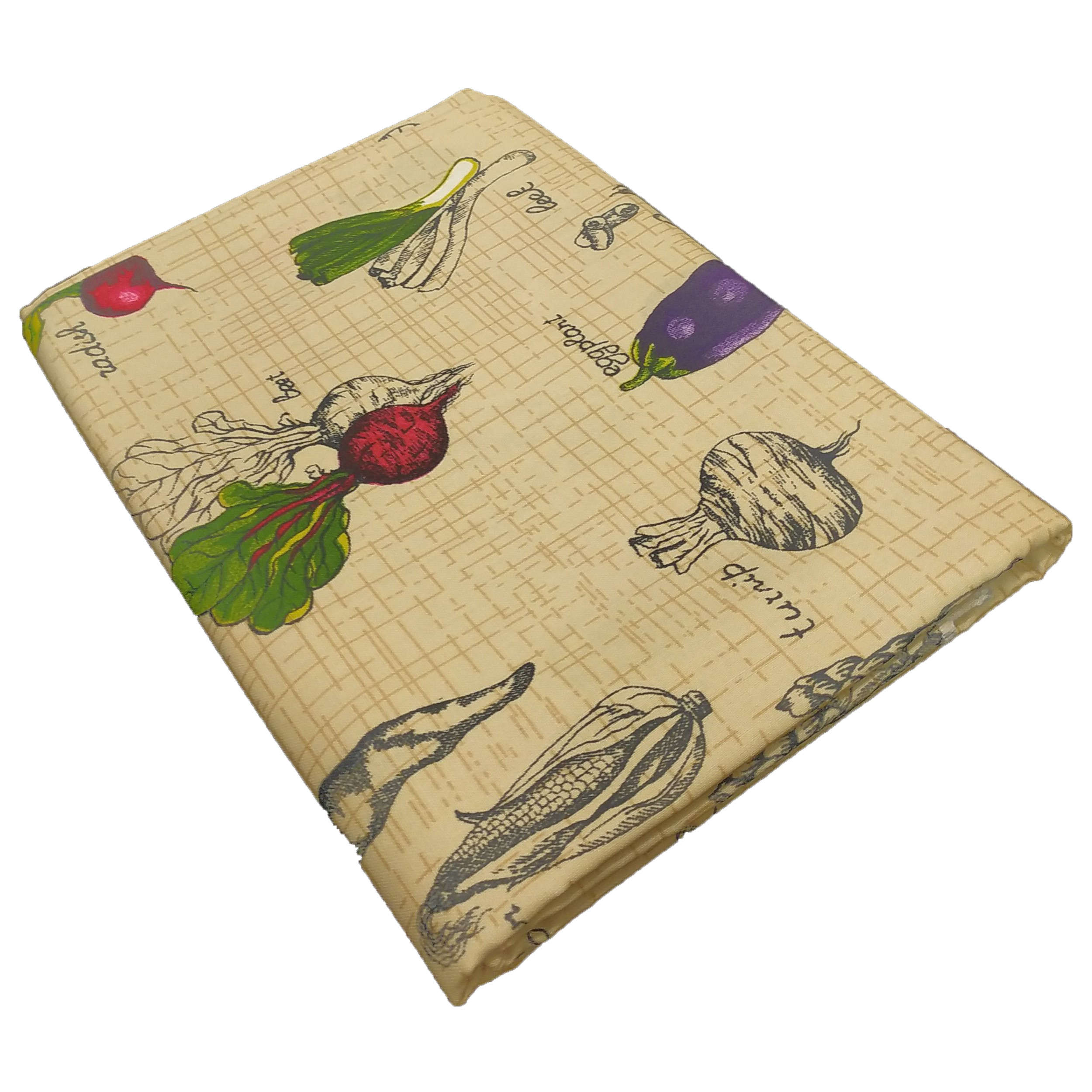 رومیزی رزین تاژ طرح سبزیجات مدل مربع کد 140