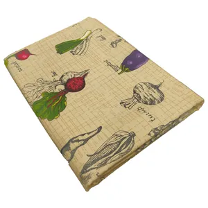 رومیزی رزین تاژ طرح سبزیجات مدل مربع کد 70