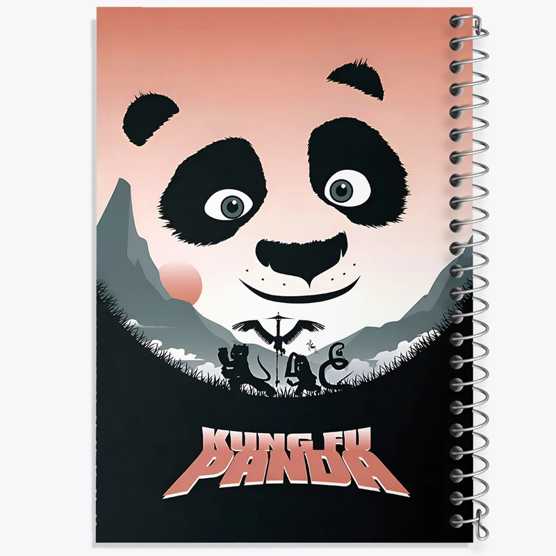 دفتر نقاشی 50 برگ خندالو طرح پاندا کونگ فو کار کد F6967
