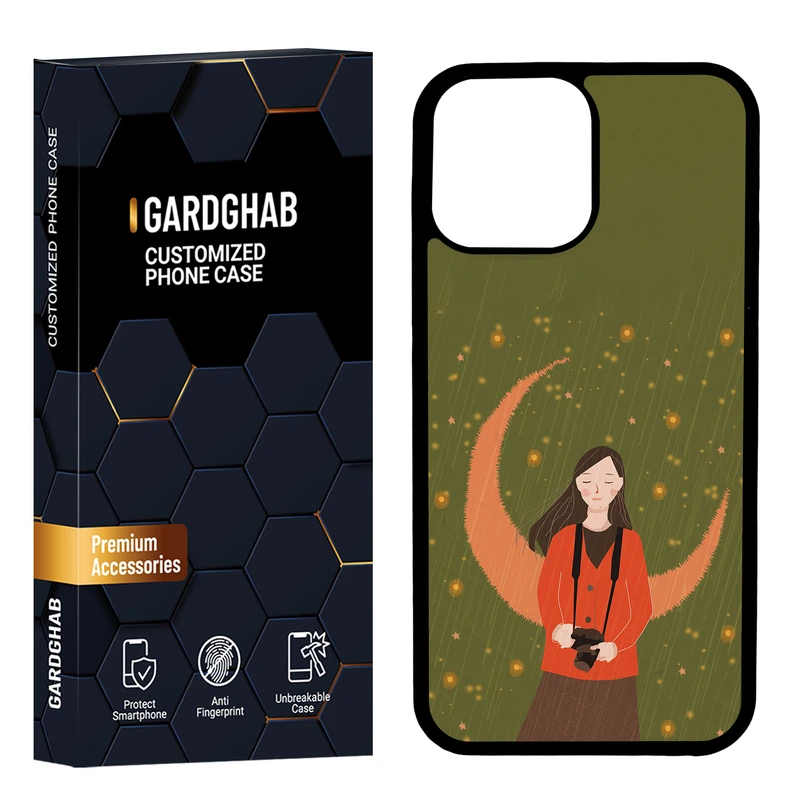 کاور گارد قاب مدل پشت گلس دخترانه مناسب برای گوشی موبایل اپل iPhone 13 Pro Max