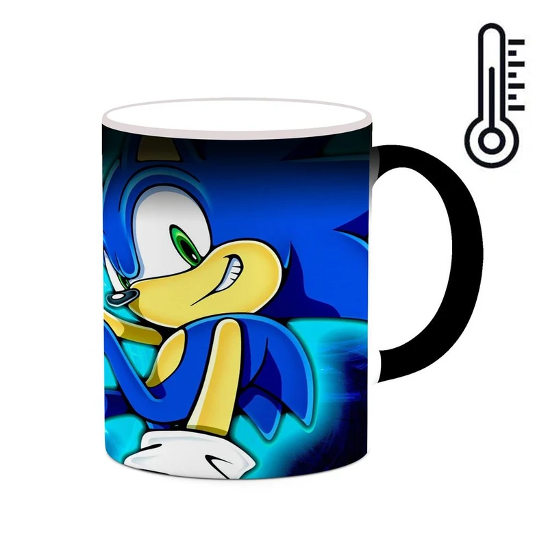 ماگ حرارتی کاکتی مدل بازی سونیک Sonic The Hedgehog کد mgh30228