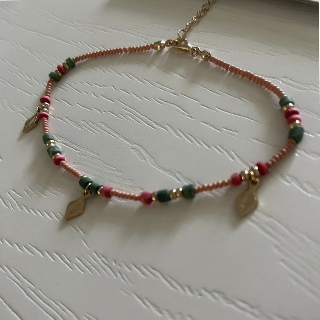 پابند زنانه اکسسورایز مدل مهره پابند زنانه اکسسورایز مدل مهره