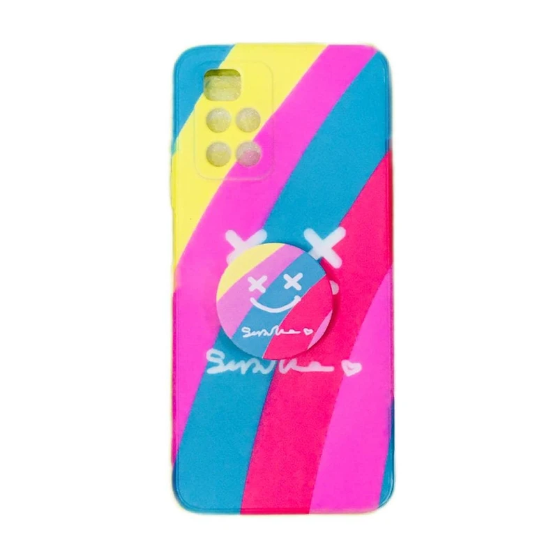 کاور مدل LOCA کد 10 مناسب برای گوشی موبایل شیائومی Redmi 10 به همراه پاپ سوکت