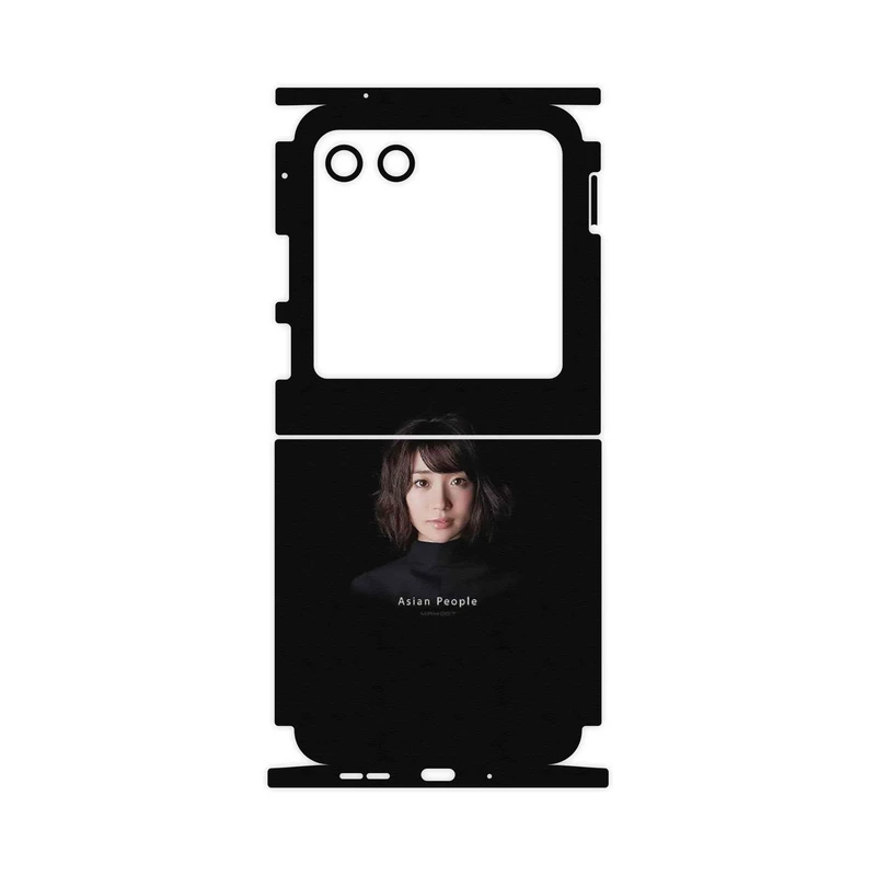 برچسب پوششی ماهوت مدل Portrait of an Asian Woman-FullSkin مناسب برای گوشی موبایل موتورولا Razr 40 Ultra